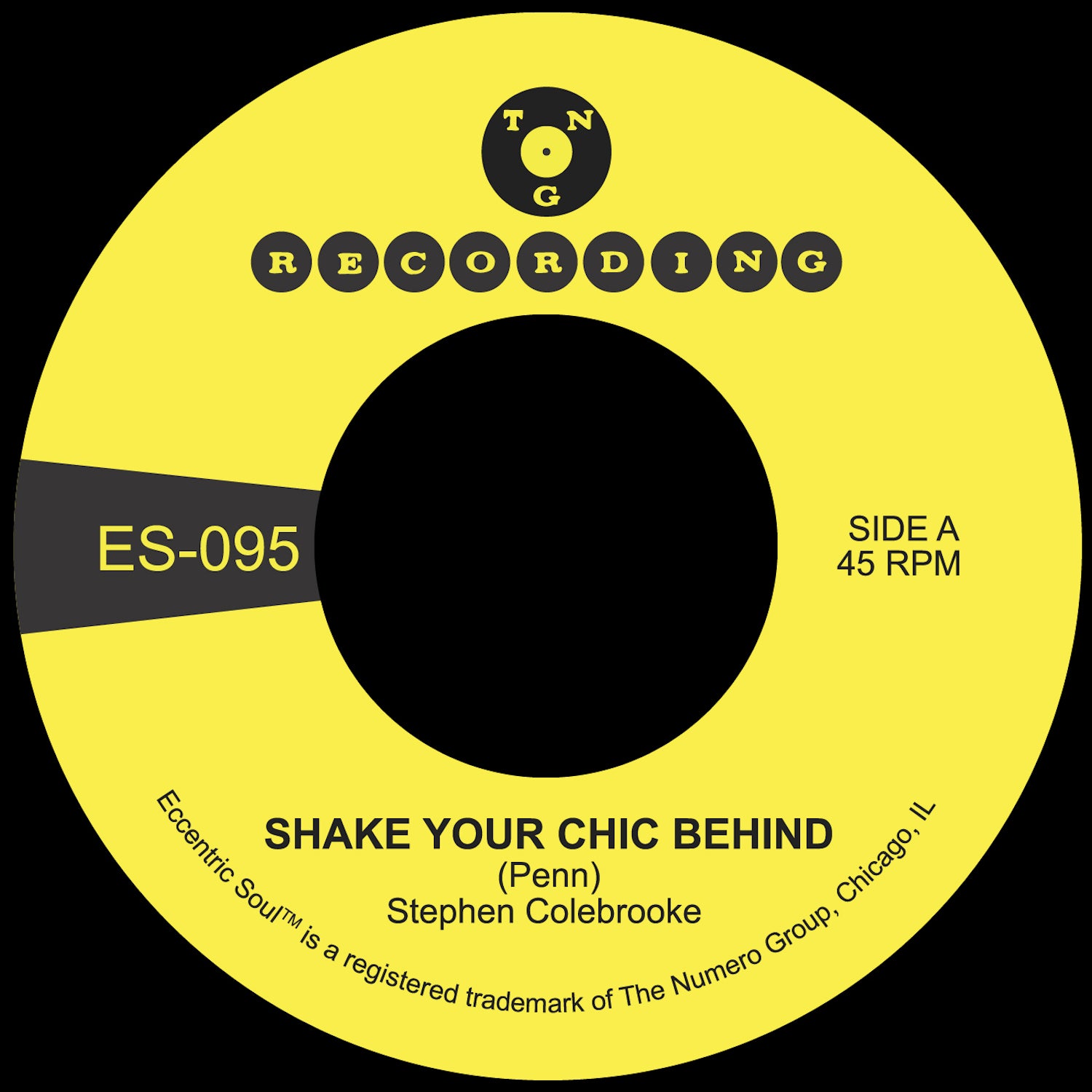 Stephen Colebrooke - Shake Your Chic Behind b/w Stay Away From Music