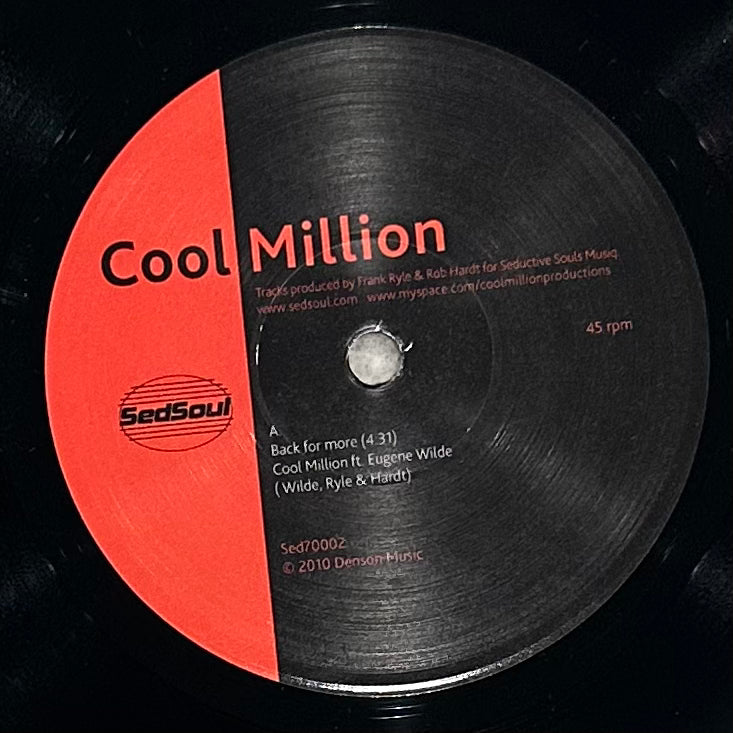 Cool Million feat. Eugene Wilde - Back For More b/w Loose