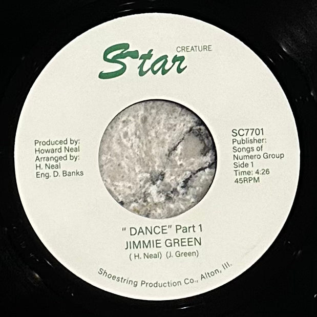 Jimmie Green - Dance: Part 1 b/w Let Yourself Go