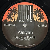 Aaliyah - Back & Forth b/w Heavy D & The Boyz - Don't Curse