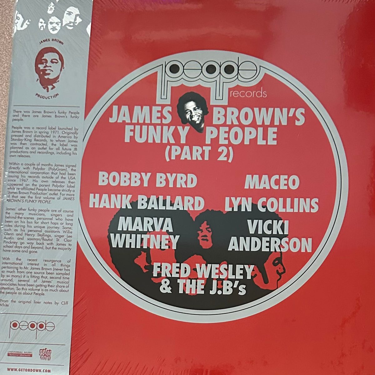 Various Artists - James Brown's Funky People, Volume 2 (2LP)