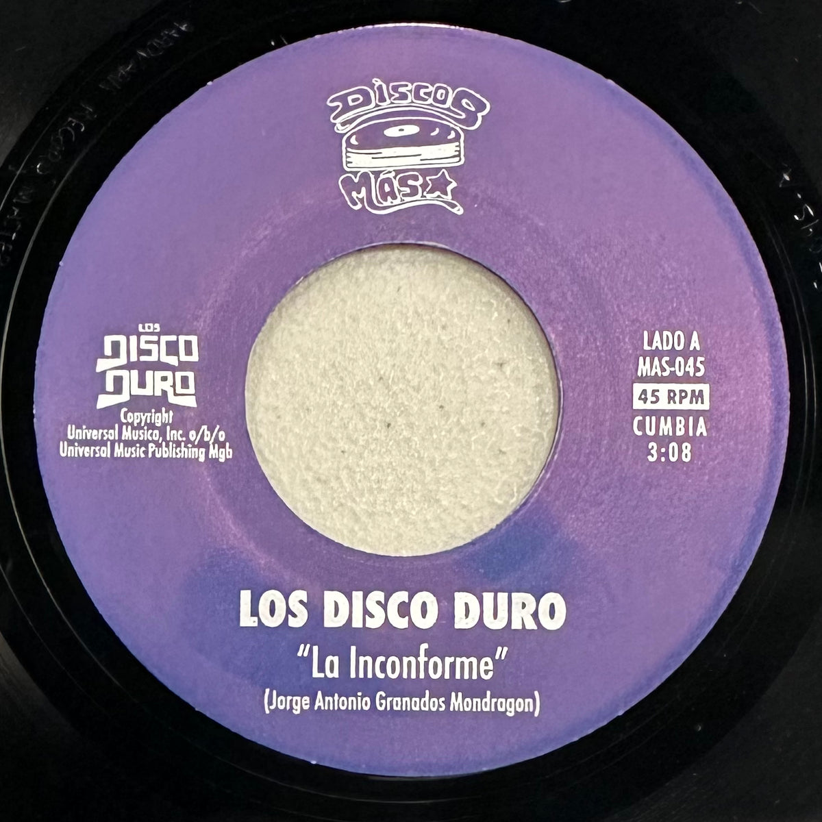 Los Disco Duro - La Inconforme b/w Oye Como Va