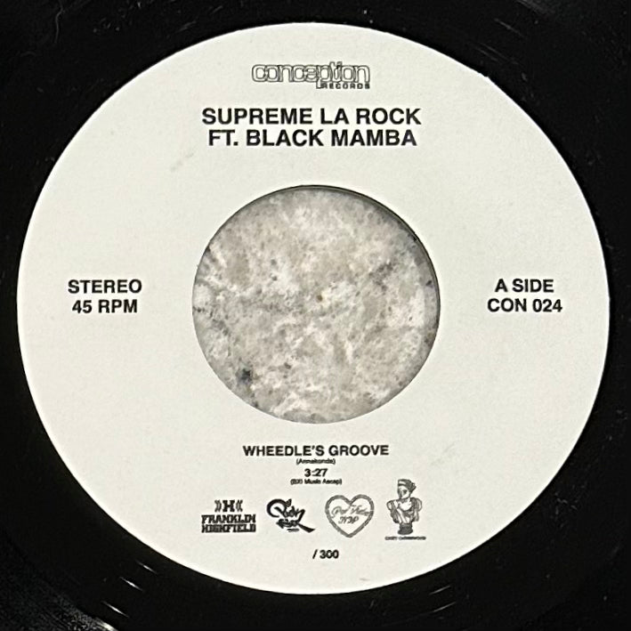 Supreme La Rock feat. Black Mamba - Wheedle's Groove b/w Wheedle's Payback