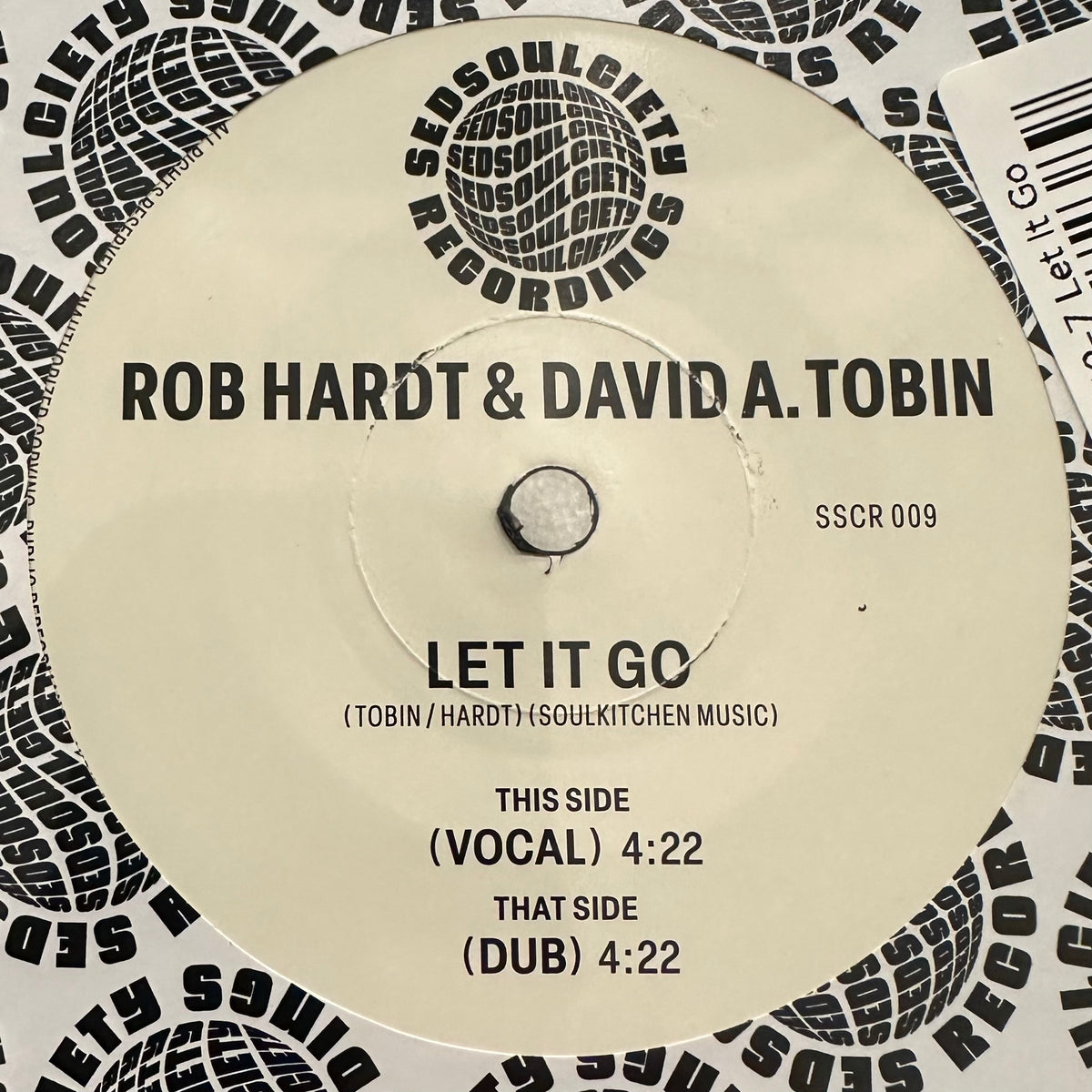 Rob Hardt & David A. Tobin - Let It Go b/w Dub