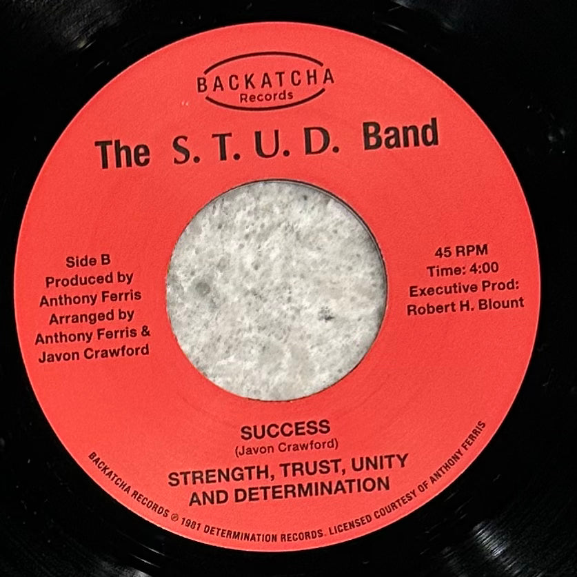 S.T.U.D. Band, The - Where's The Floor b/w Success
