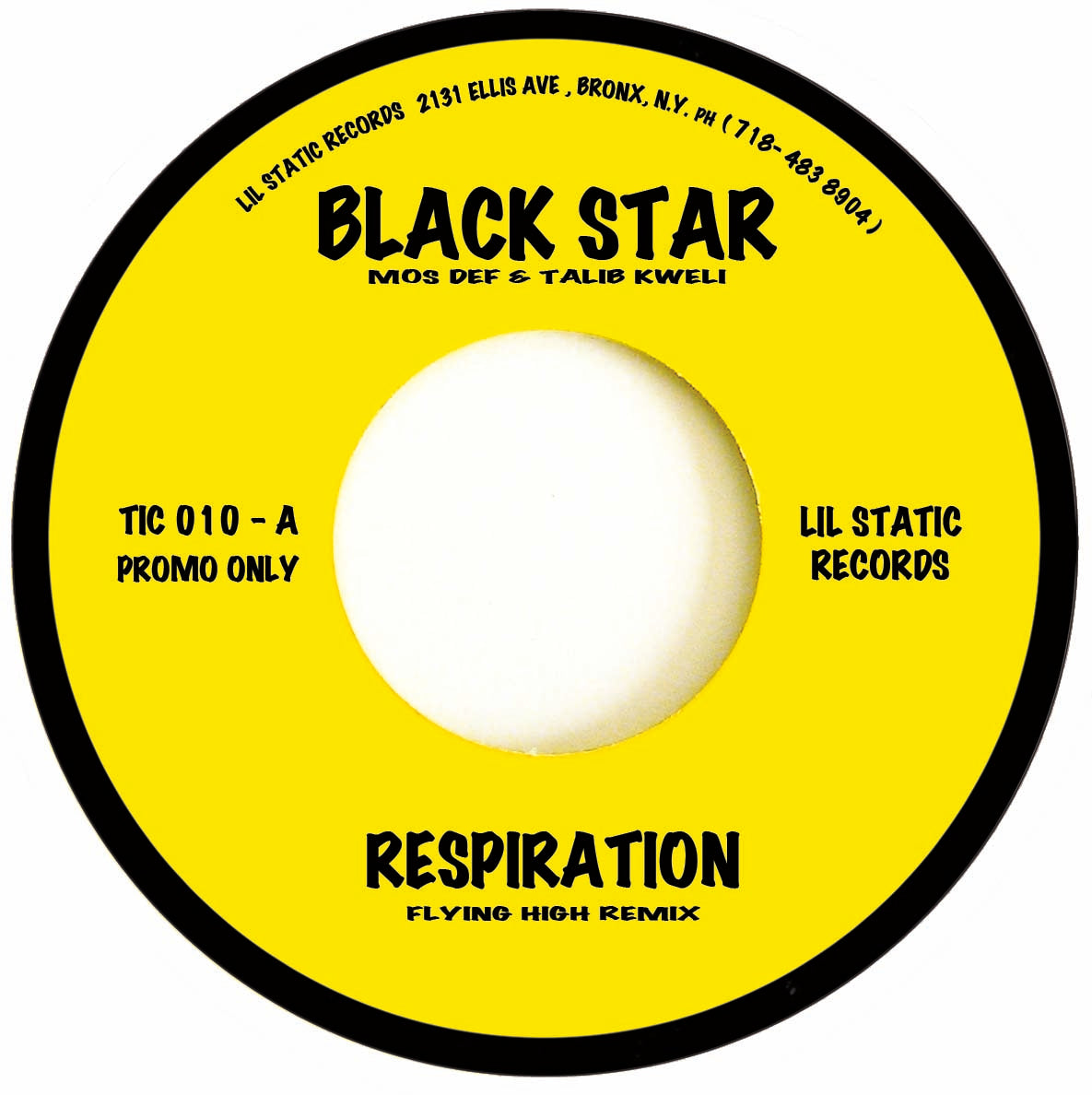 Black Star (Mos Def & Talib Kweli) - Respiration (Remix) b/w (Original) (Dec 2023)
