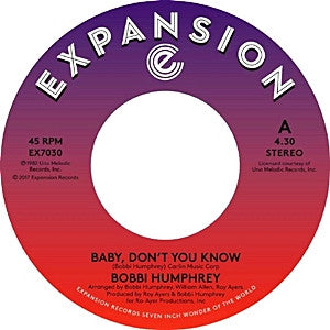 Bobbi Humphrey - Baby, Don't You Know b/w Inst
