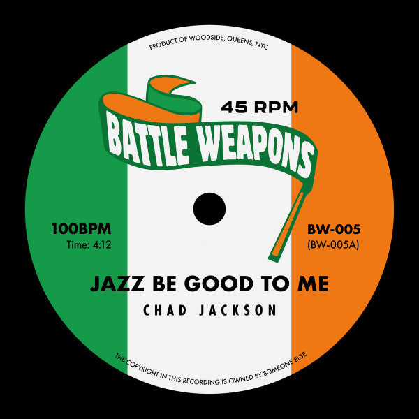 Battle Weapons 5: Chad Jackson - Jazz Be Good To Me b/w Hallmighty - What Is Stormy Love