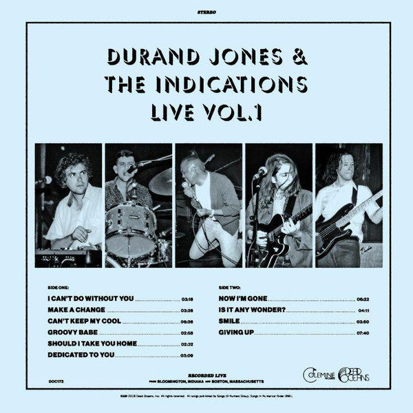 Durand Jones & The Indications - Live Vol. 1 (LP)