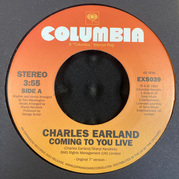 Charles Earland - Coming To You Live b/w Street Themes