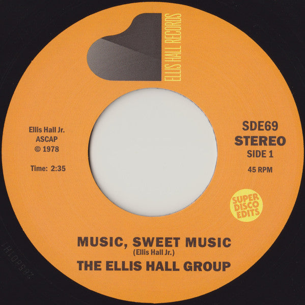 Ellis Hall Group, The - Music, Sweet Music b/w Forward Motion