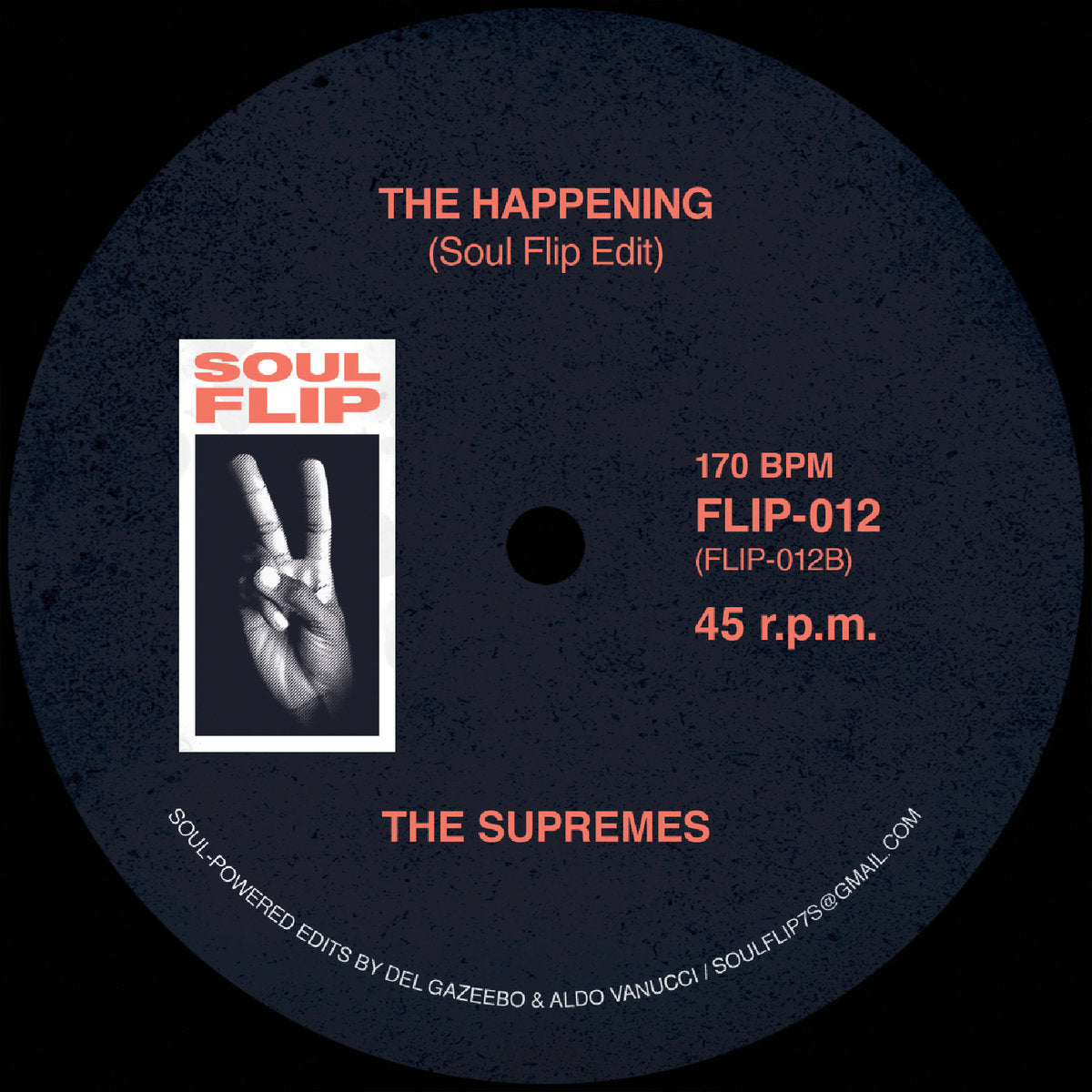 Soul Flip 12: Jackie Wilson - Light My Fire (Edit) b/w The Supremes - The Happening (Edit)