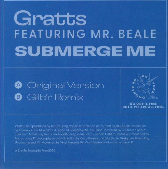 Gratts feat. Mr. Beale - Submerge Me b/w Gibl'r Remix