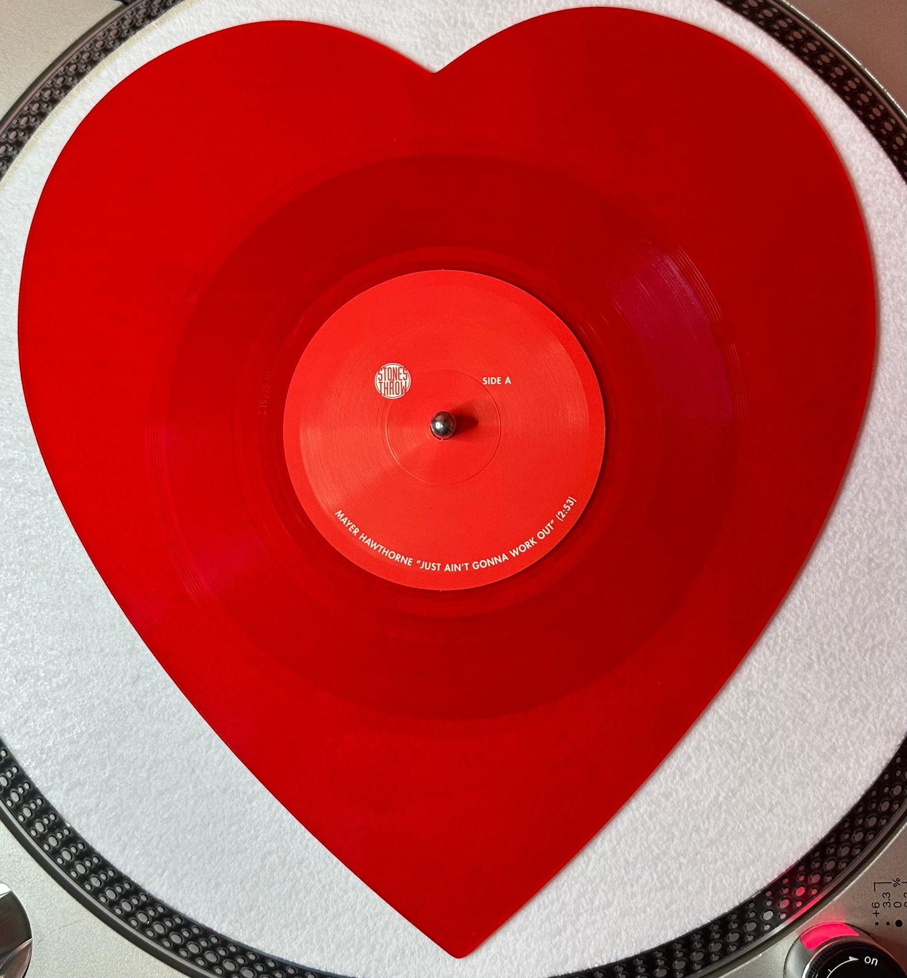 Mayer Hawthorne - Just Ain't Gonna Work Out b/w When I Said Goodbye (Heart Shaped)