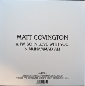 Matt Covington - I'm So In Love With You b/w Muhammad Ali