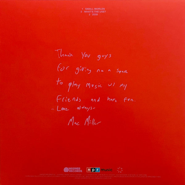 Mac Miller - NPR Music Tiny Desk Concert (12" EP)