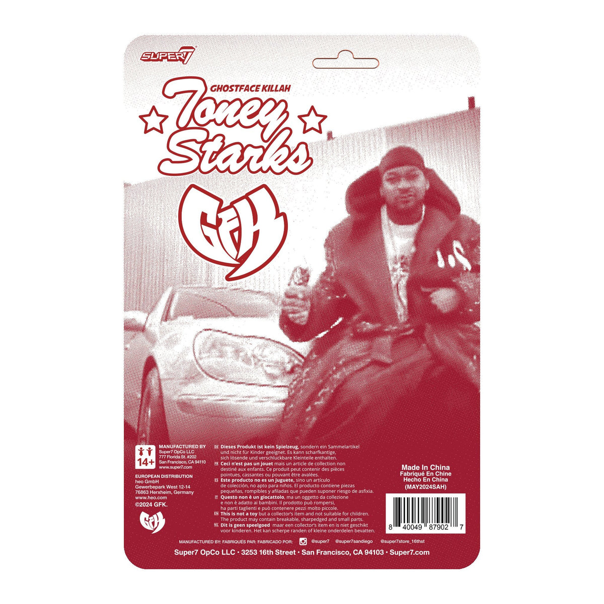 Ghostface KIllah - Toney Starks ReAction Figure