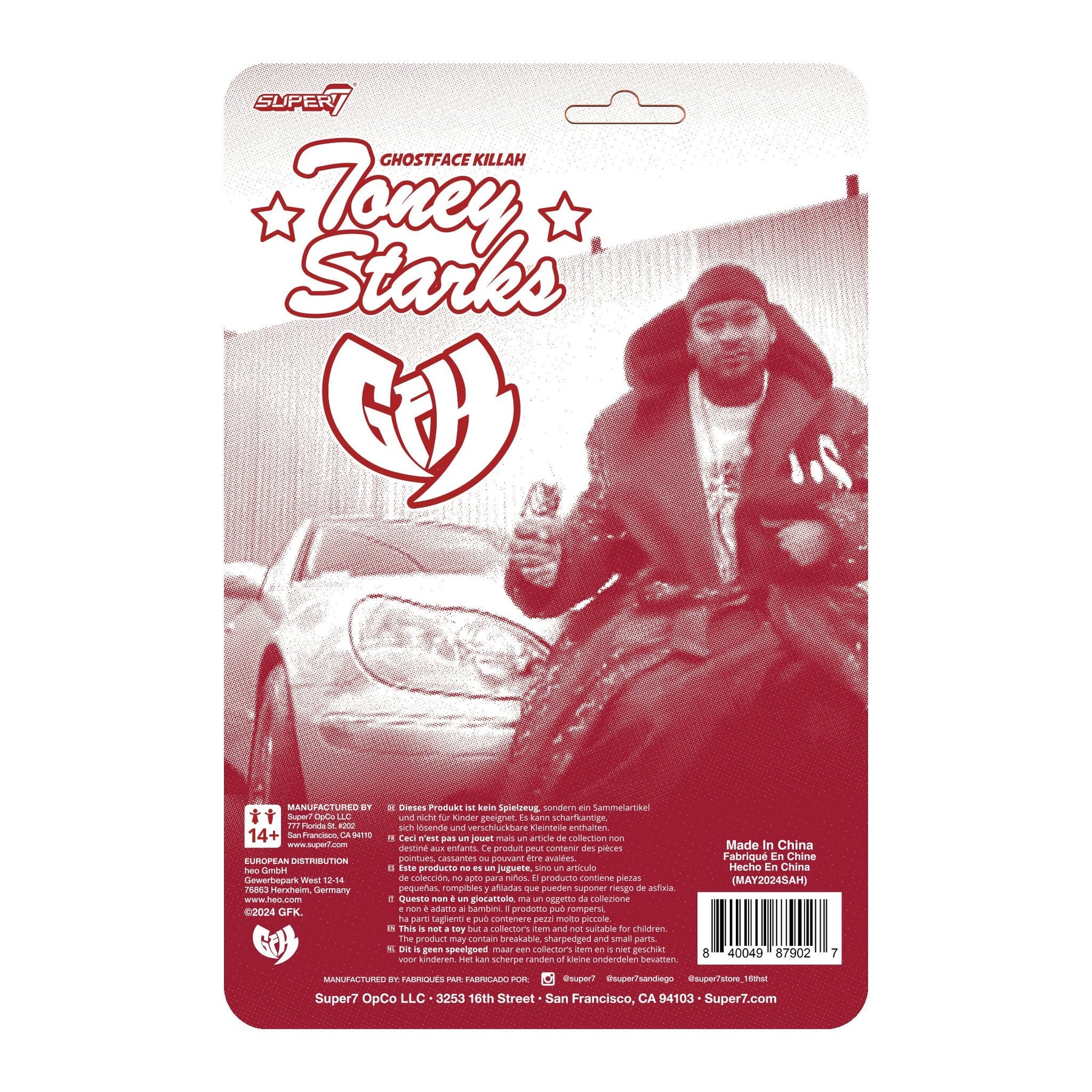 Ghostface KIllah - Toney Starks ReAction Figure