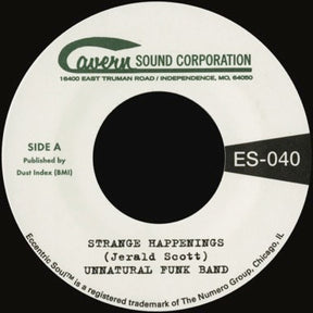 Unnatural Funk Band - Strange Happenings b/w Living In The Past