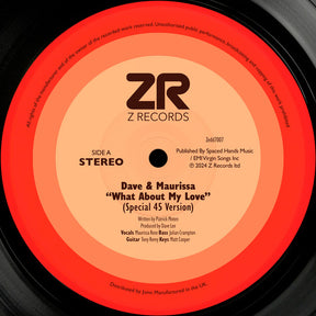 Dave & Maurissa - What About My Love b/w Disco Sparks - Keep Your Eye On The Sparrow