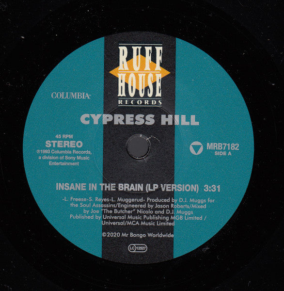 Cypress Hill - Insane in the Brain b/w Inst