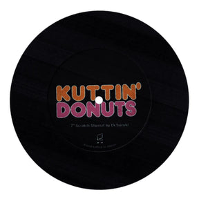 Dr. Suzuki Kuttin' Donuts 7" Skratch Slipmat - Black