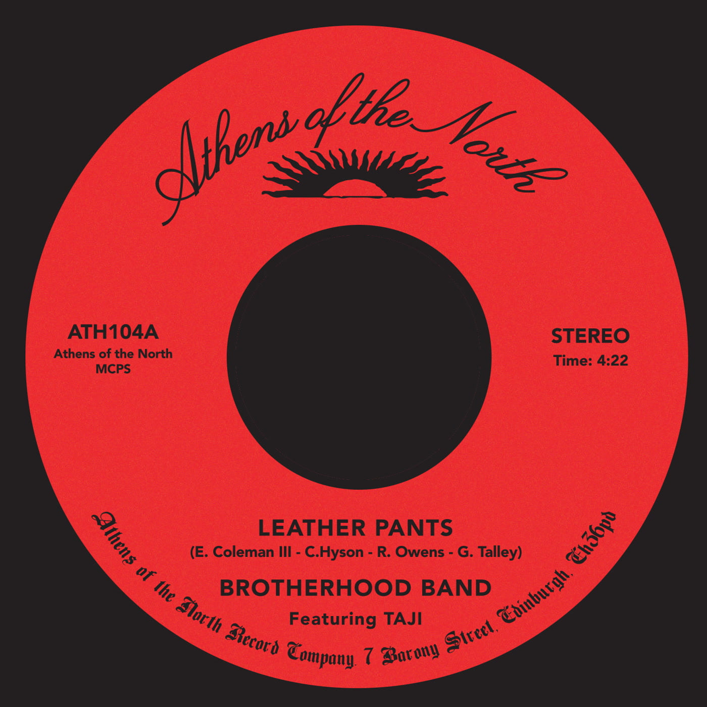 Brotherhood Band - Leather Pants b/w Nicci's Theme