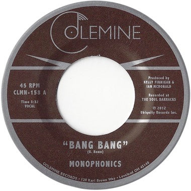 Monophonics - Bang Bang b/w Thinking Black