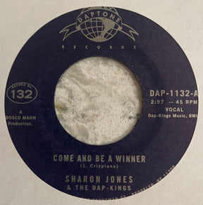 Sharon Jones and The Dap-Kings - Come Be A Winner b/w Inst