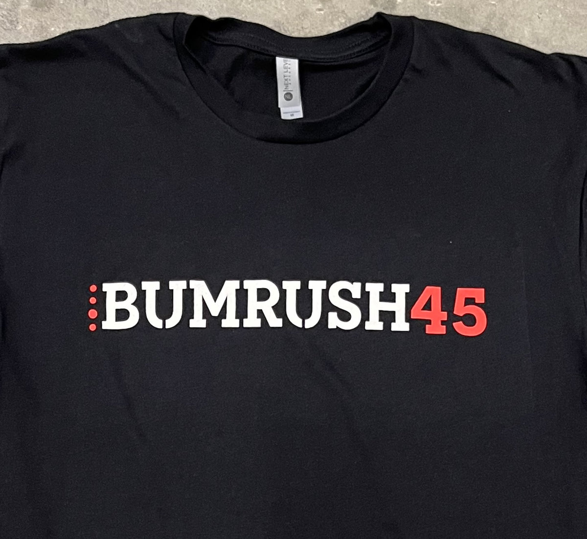 BUMRUSH45 T-Shirt - Black