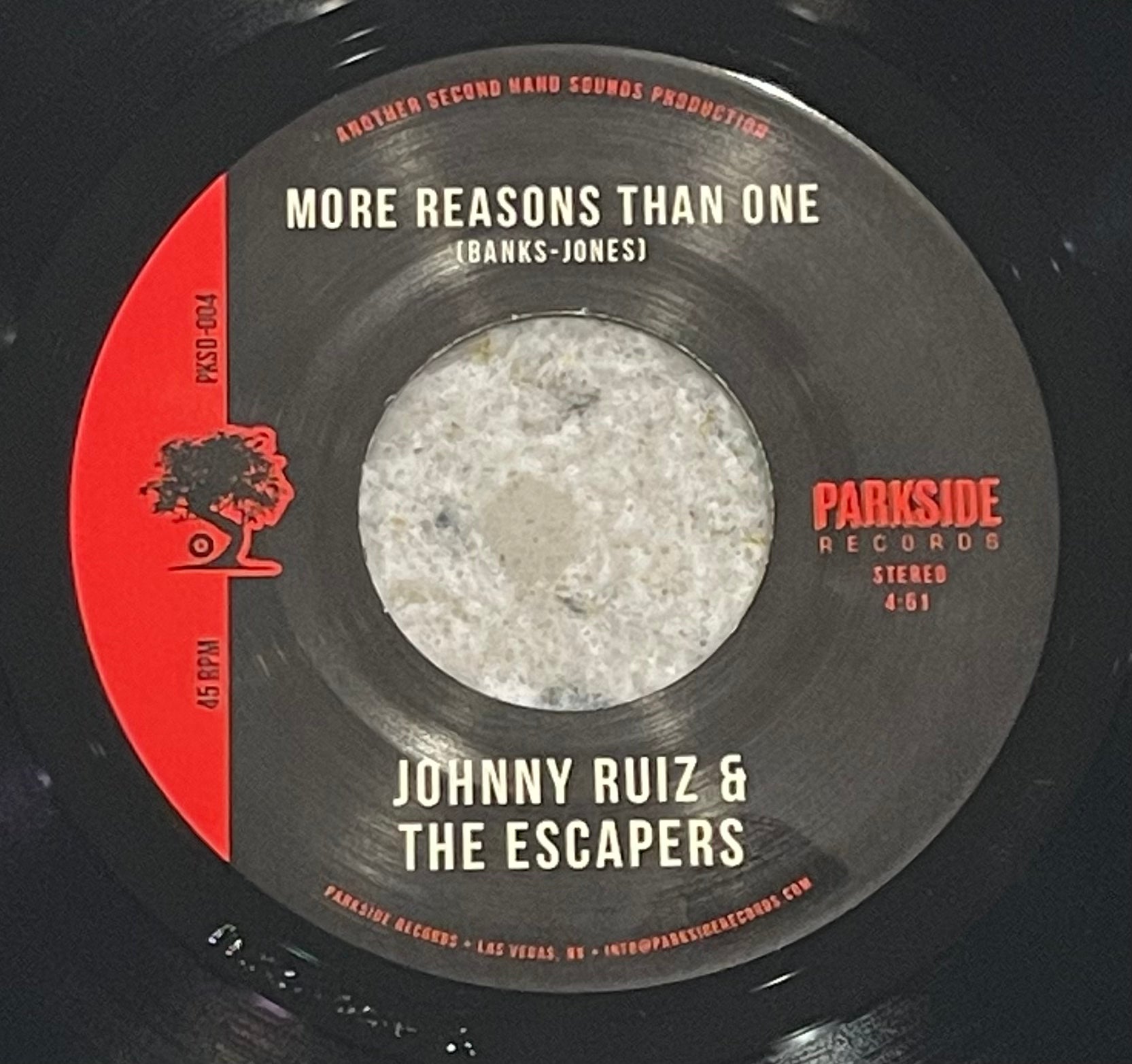 Johnny Ruiz & The Escapers - More Reasons Than One b/w Stay In Dub